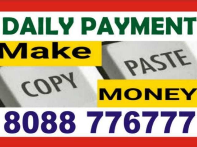 Copy paste jobs | Home Based Jobs | make daily income from home | 508378