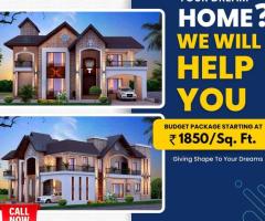 Residential construction cost per sq ft in Bhubaneswar